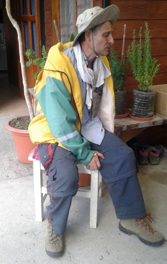 Guillermo Doliner, un turista argentino que realizaba trekking en la zona El Turbio y tuvo un accidente