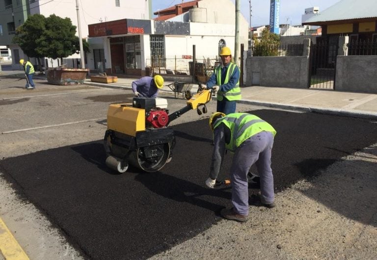 Para este año el plan de bacheo alcanza la reparación de 19.000 m2.