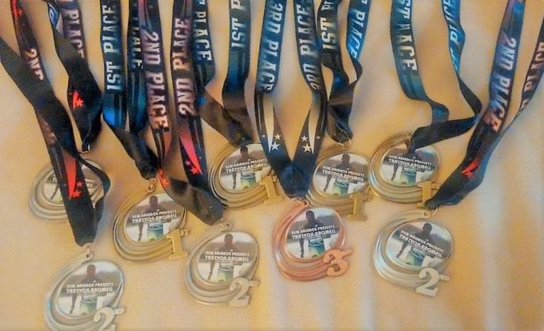 Medallas del equipo de atletismo del Instituto Milenio Villa Allende (Foto: Instituto Milenio Villa Allende)