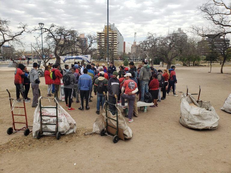 Protesta de Cartoneros.