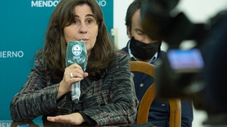 Ana María Nadal, ministra de Salud de Mendoza.