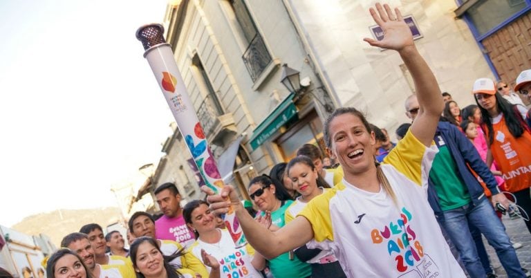 Salta, el séptimo relevo del Tour de la Antorcha (Fotos: Pablo Elías/Buenos Aires 2018).