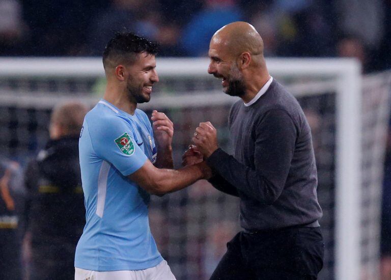 Guardiola y Aguero