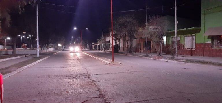 Primera noche de aislamiento en la ciudad de Colonia Dora.