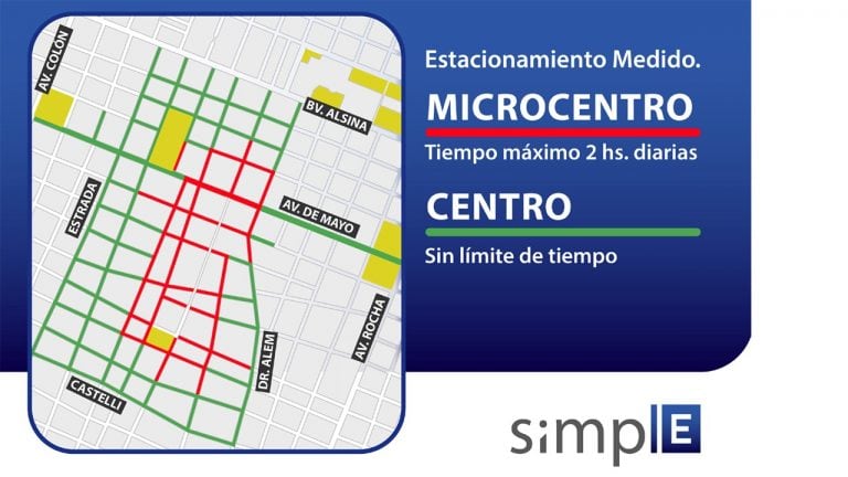 Estacionamiento medido en Pergamino