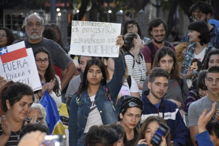 Puntanos marcharon por las calles de San Luis. Foto: El Diario de la República