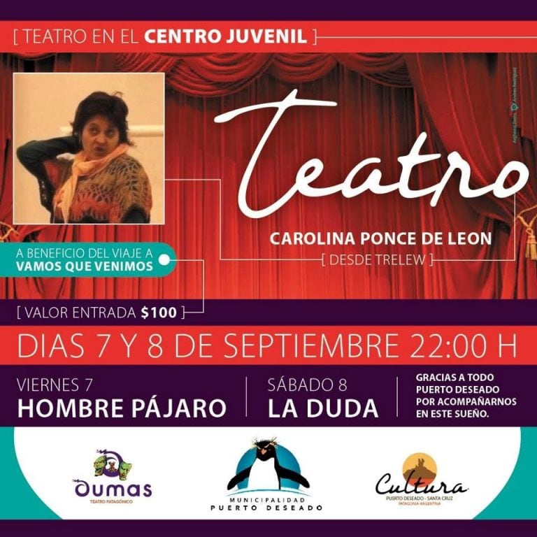 Teatro en Puerto Deseado