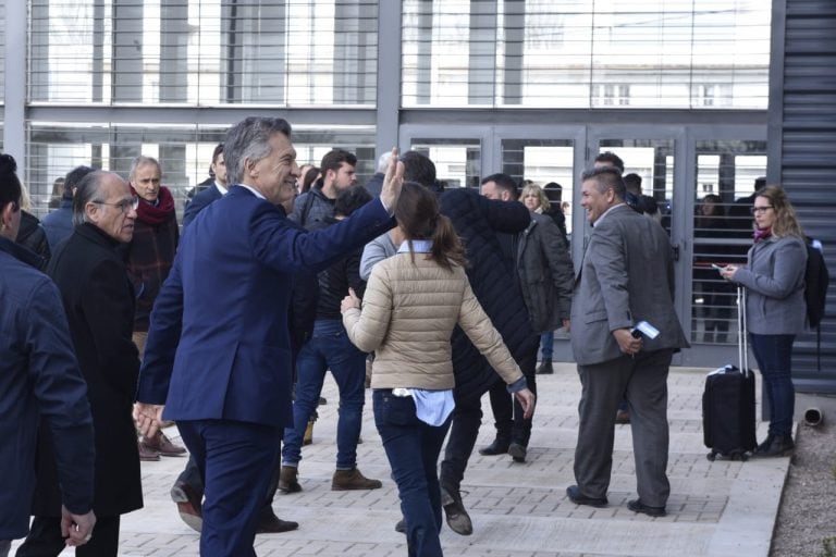 Macri en Córdoba, en conferencia de prensa tras la inauguración del Parque Educativo de barrio Marqués Anexo.