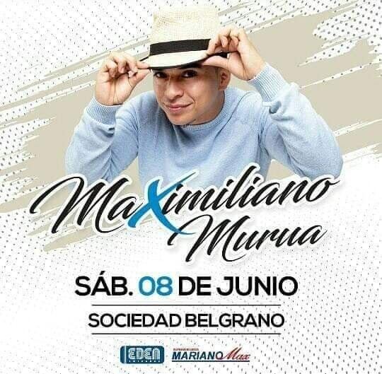 Afiche Maximiliano Murúa para vía pública