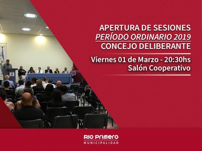 Concejo Deliberante - Apertura de sesiones ordinarias