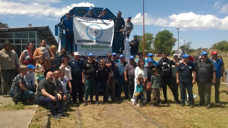 El Tren Solidario arribó a Tres Arroyos