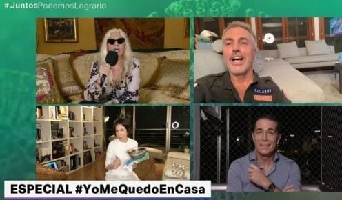 El programa especial estuvo repleto de momentos insólitos.