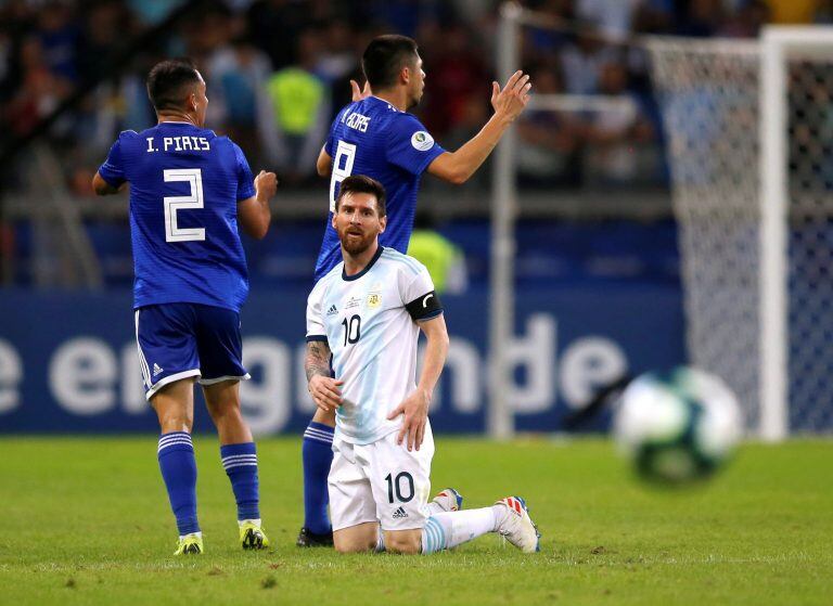 Soccer Football - Copa America Brazil 2019 - Group B - Argentina v Paraguay - Mineirao Stadium, Belo Horizonte, Brazil - June 19, 2019   Argentina's Lionel Messi during the match           REUTERS/Luisa Gonzalez