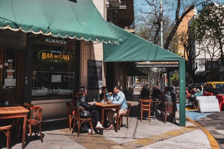 Áreas peatonales transitorias de la Ciudad de Buenos Aires (Foto: GCBA)