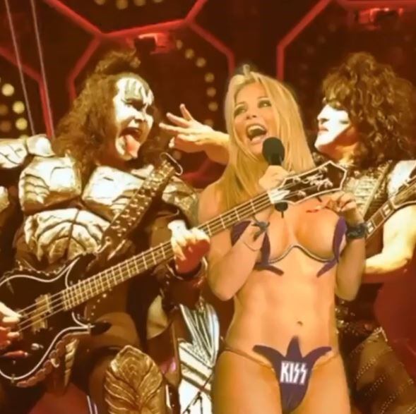 Graciela Alfano y una nueva foto retro con Kiss. (Instagram/@iconoalfano)