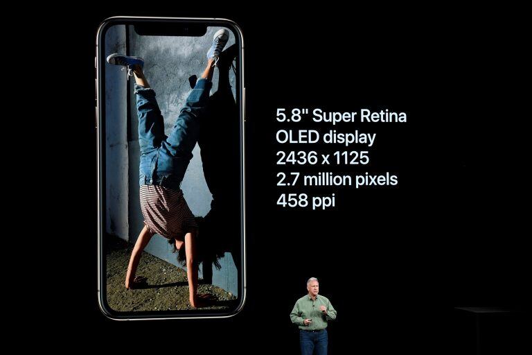 El nuevo iPhone XS. Foto: BLOOMBERG.