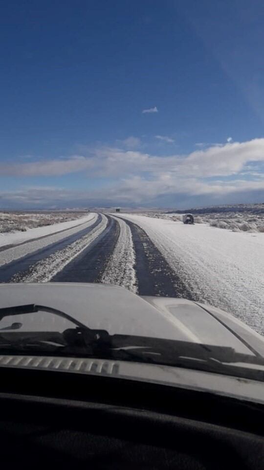 rutas nevadas en santa cruz