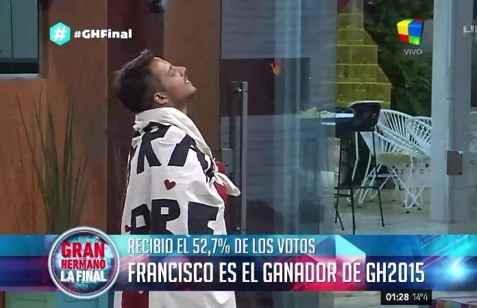 Francisco Delgado se consagró como ganador de Gran Hermano 2015.