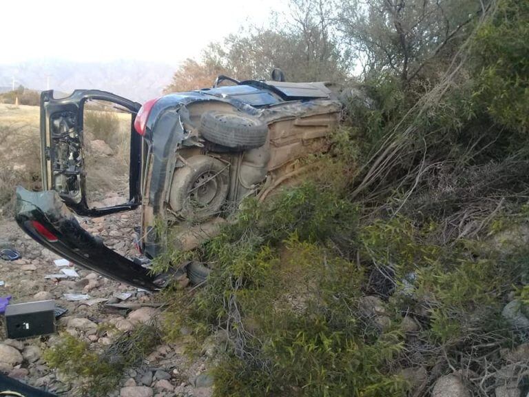 Accidente de tránsito sobre Ruta Nacional 40.