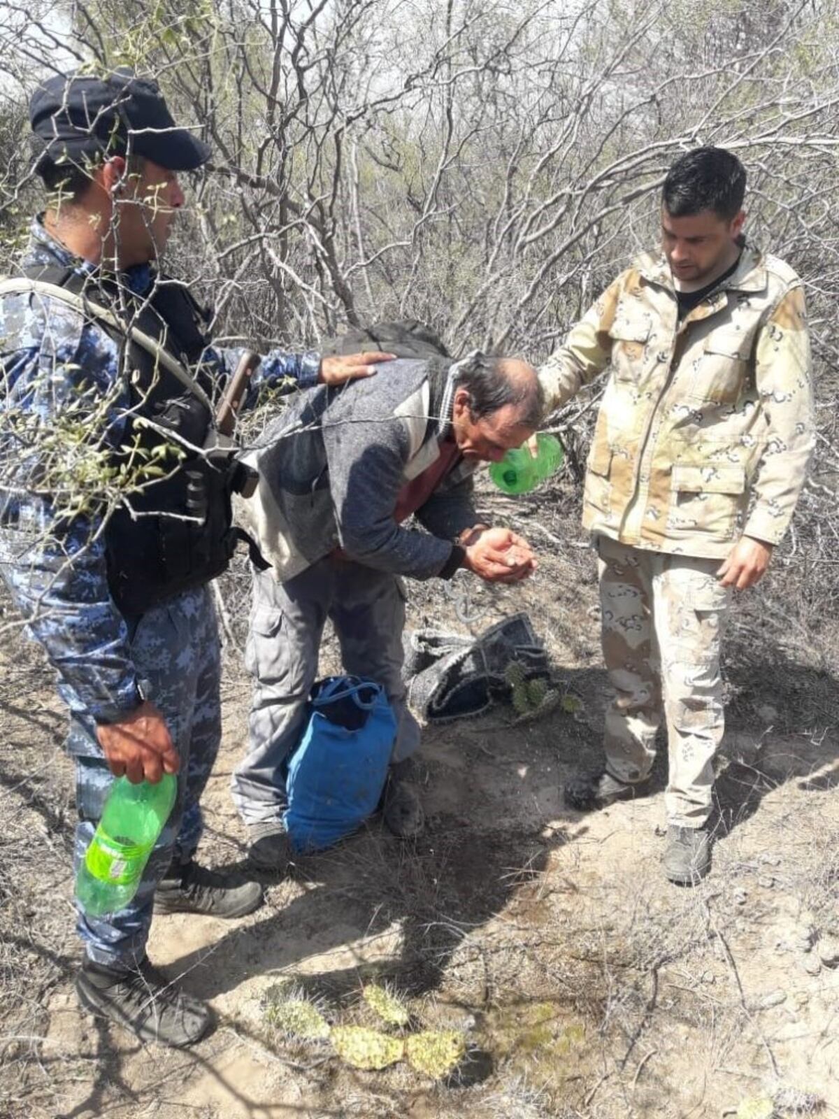 Alto Pencoso: encontraron un hombre buscado en la espesura del monte