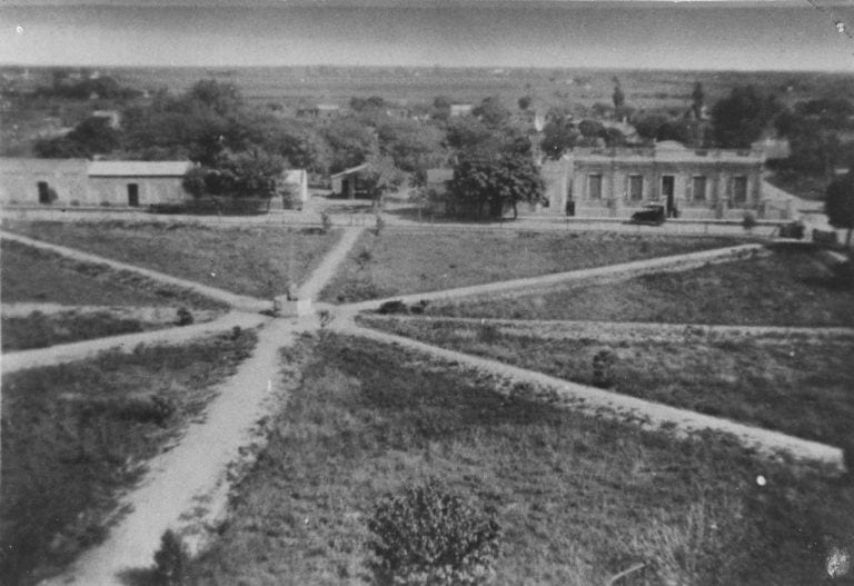 Plaza José Ignacio Urquía, hacia 1930 Arroyito