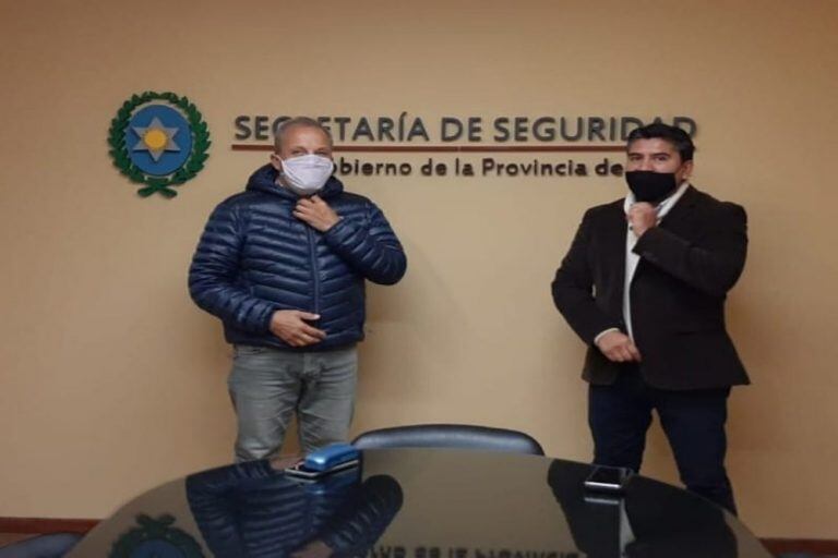 El secretario de Seguridad y delegado regional de la Comisión Nacional de Regulación del Transporte (Gobierno de Salta)