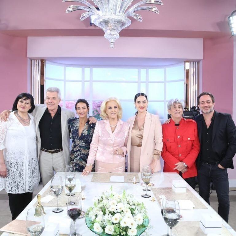 La mesa de Mirtha Legrand (Foto:Instagram)