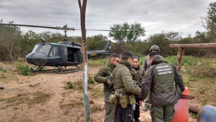 Campamento narco en Salta