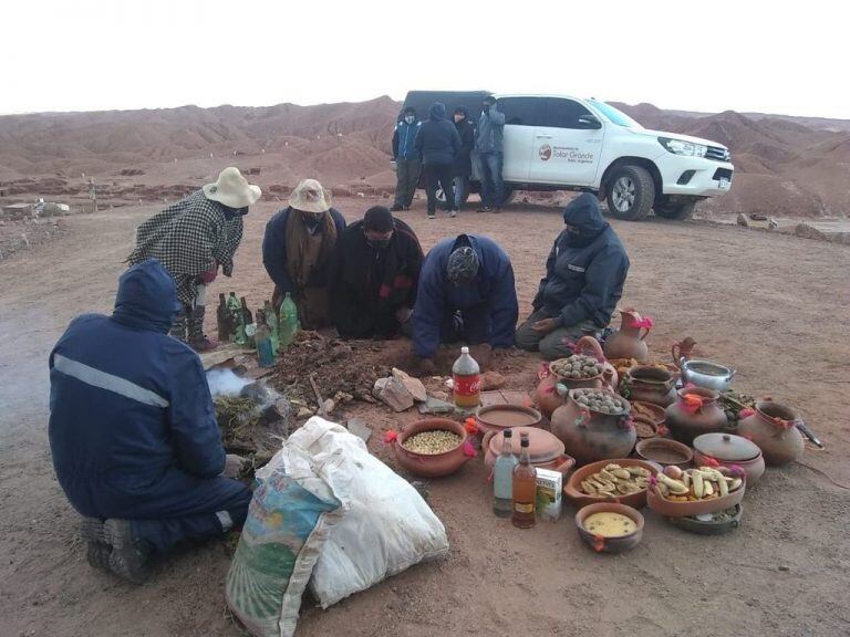 Tolar Grande despidió el mes de la Pachamama (El Tribuno)