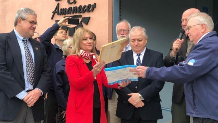 Inauguración del Hogar El Amanecer en San Nicolás. (El Informante)