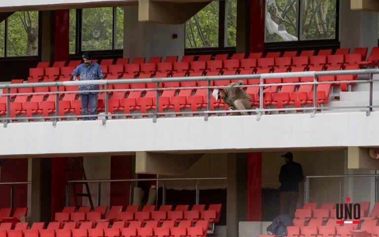 Últimos trabajos en el nuevo estadio (web).