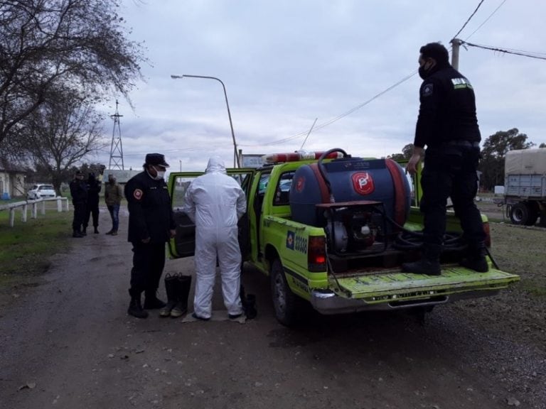 Bomberos de De La Garma recibieron elementos para la prevención del Covid -19