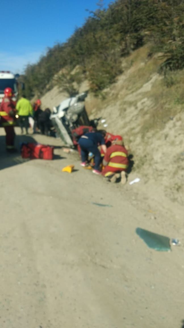 Accidente de tránsito en Ushuaia.