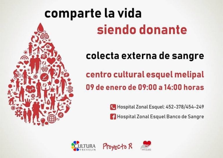 Colecta sangre Esquel