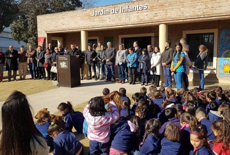 Inauguración de la Ampliación del Jardín de Infantes Domingo Faustino Sarmiento. (Foto: Municipalidad de Mendiolaza)