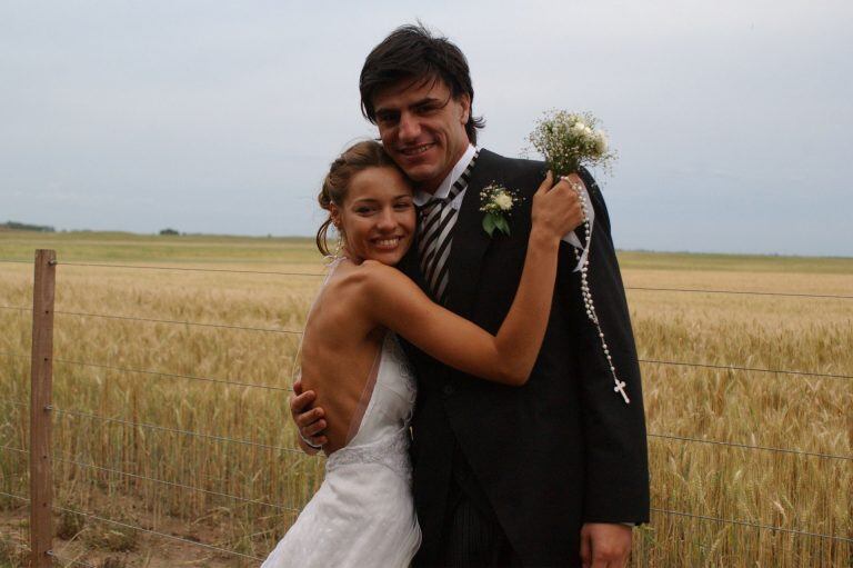 La boda de Pampita y Martín Barrantes. (Archivo)