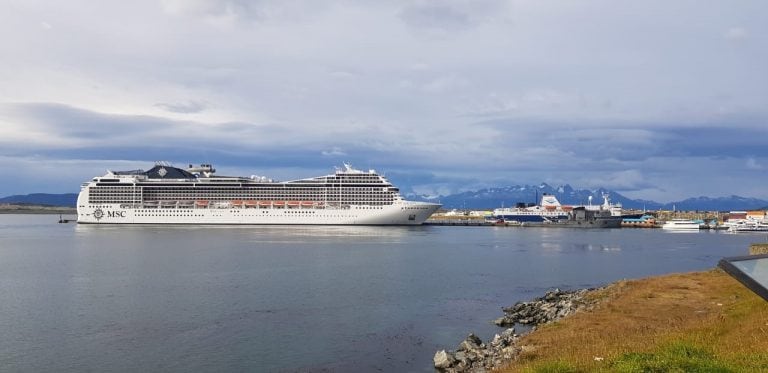 MSC Magnífica en Ushuaia.