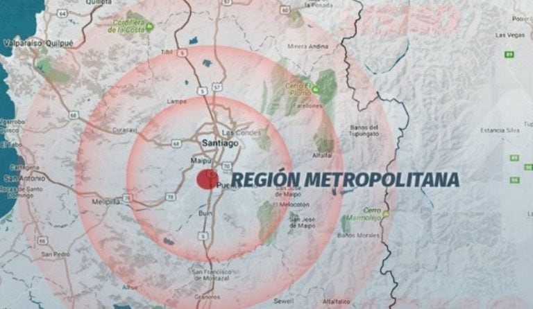 El sismo que se produjo en Chile tuvo sus repercusiones en Mendoza.