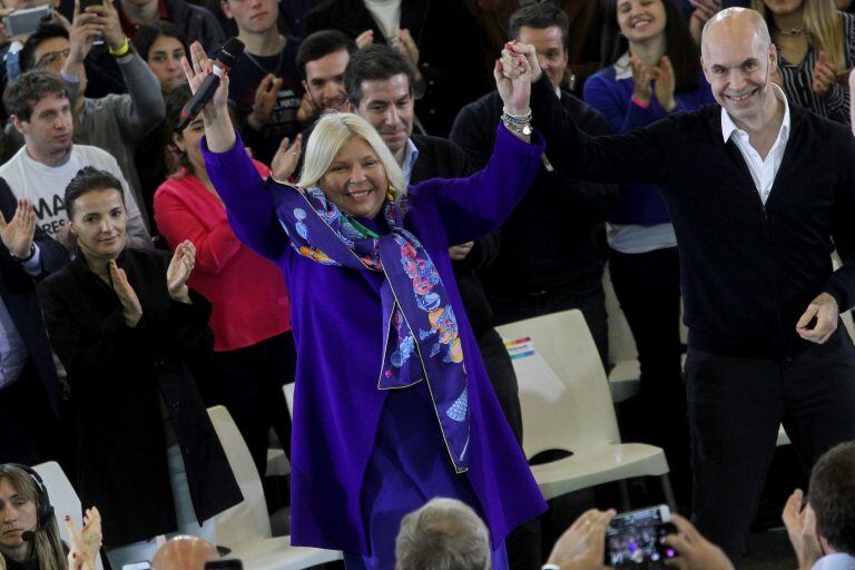 Elisa Carrió reconfirmó su apoyo al jefe de Gobierno porteño