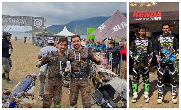 El tucumano Franco Ayuso y el riojano Diego Llanos se consagraron en el Trasmontaña de Enduro 2019 (Web).