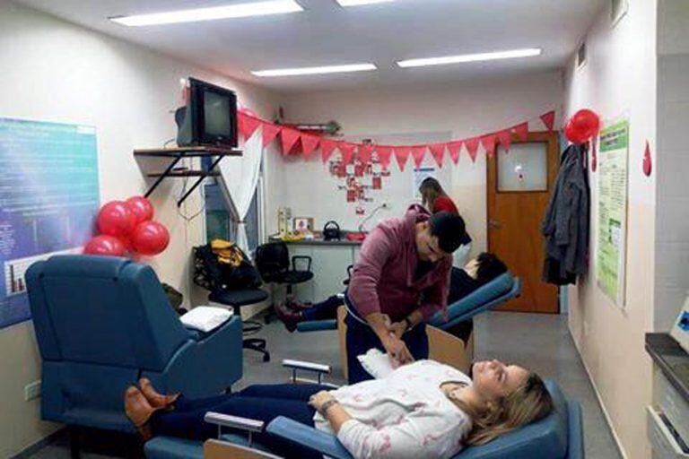 Donación de sangre bajo el programa provincial (Foto: Lo Principal).