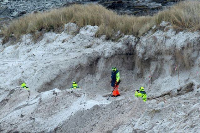 Buscadores de minas en Malvinas