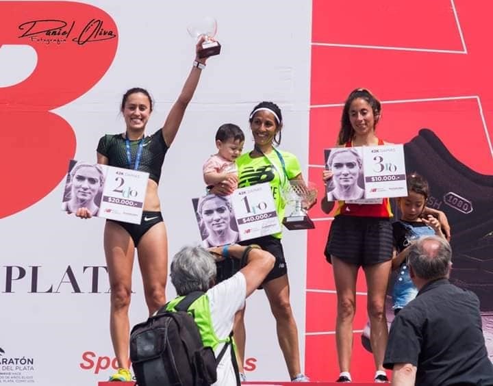 Belén Iardino, Maratón Mar del Plata 2019 (facebook/Belén Iardino)