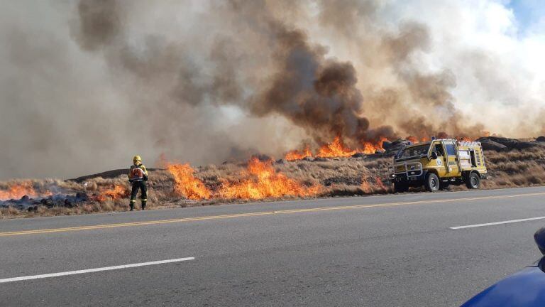 Incendio en Traslasierra