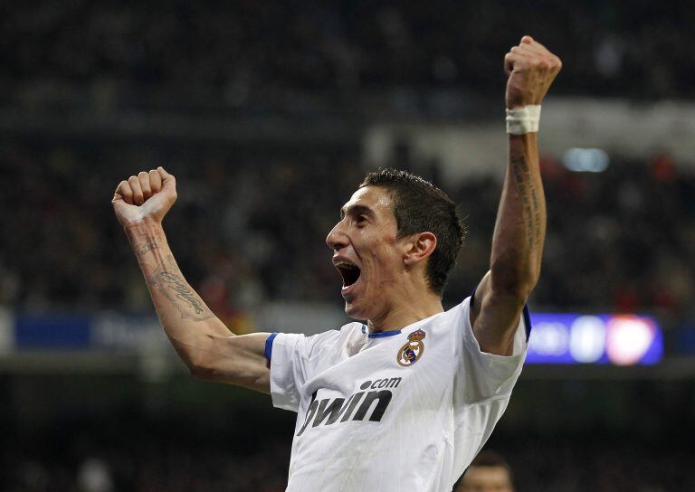 Di María jugando para el Real Madrid (Foto: TyC Sports)