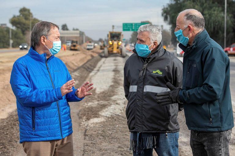 Schiaretti en la construcción del tercer carril