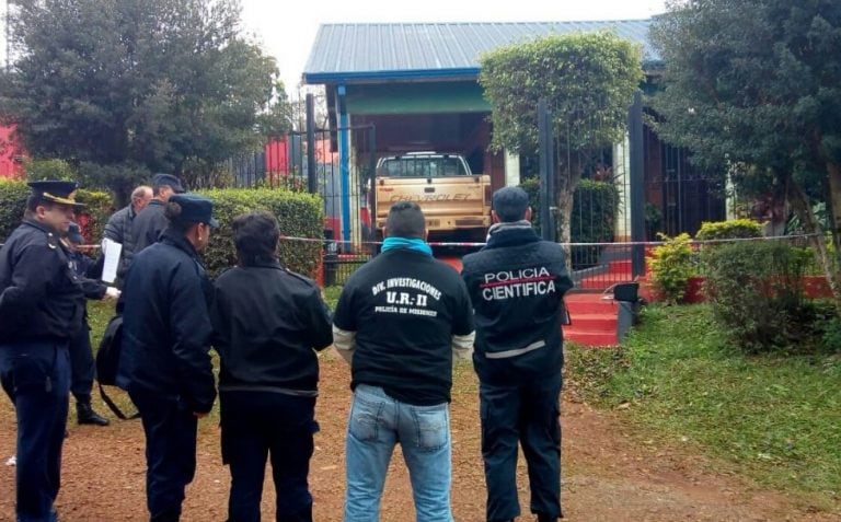 Conmoción en Oberá por el asesinato de un aduanero. (Foto: El Territorio)