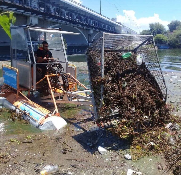 Contaminación del lago