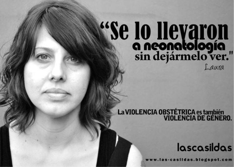 Campaña de visibilización contra la Violencia Obstétrica de lascasildas.com.ar