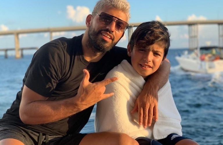 El Kun y Benjamín Agüero (Instagram)